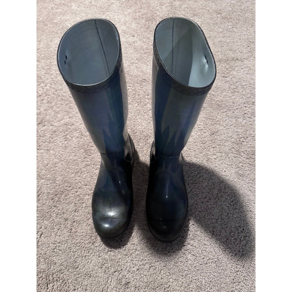 Ugg Brand, Blue & Green Rain Boots, Women’s Size 7 Shoes/Footwear